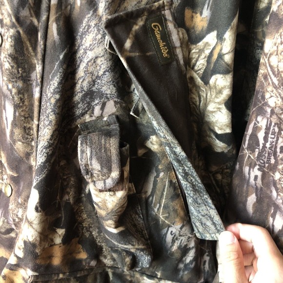 Gamehide 3-in-1 insulated Multi Pocket Hunting Jacket Hush Hide Mens Size XL GUC - Picture 4 of 9
